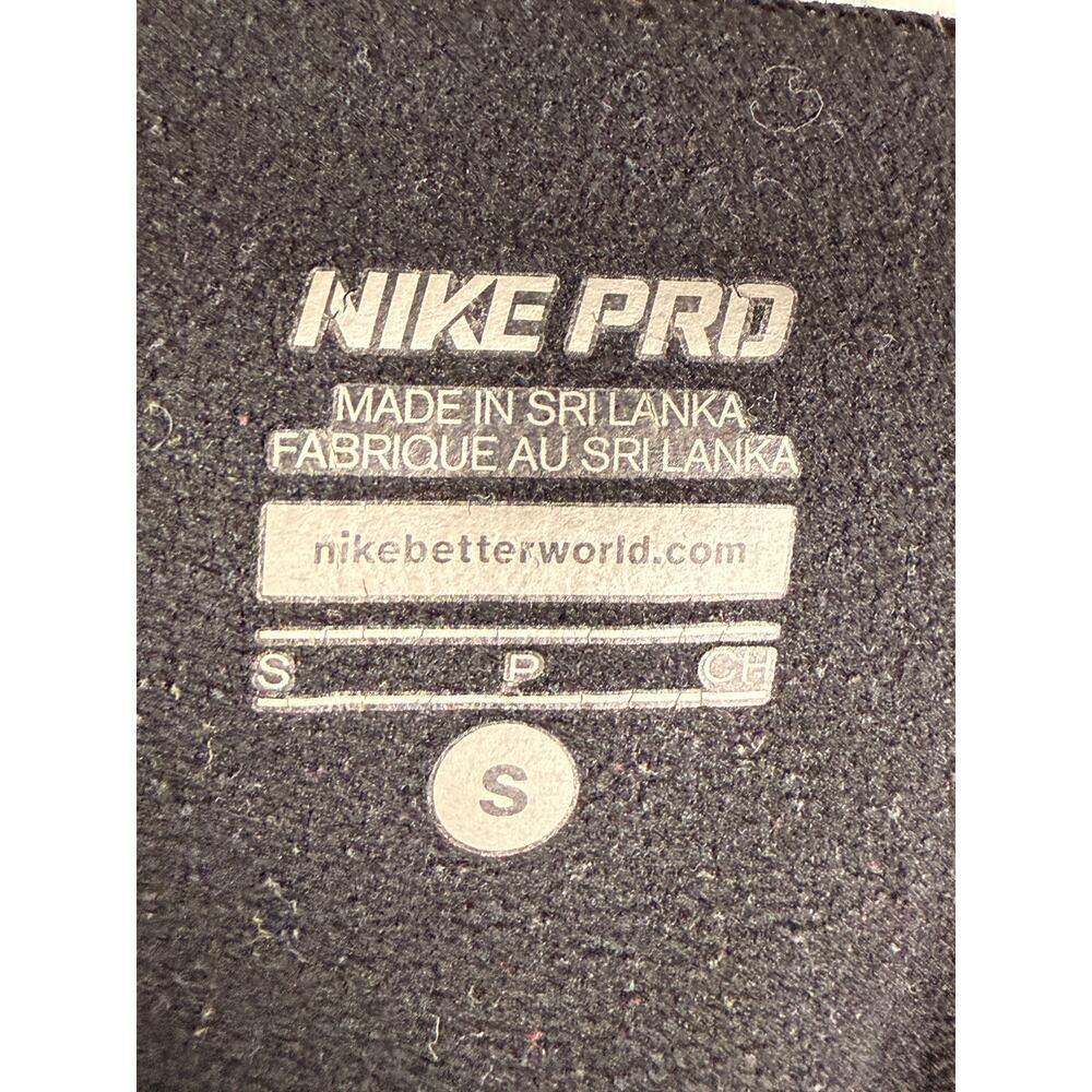 Nike Pro Combat Activewear Compression High Waist Tights JDI Black Blue Small - Picture 8 of 11